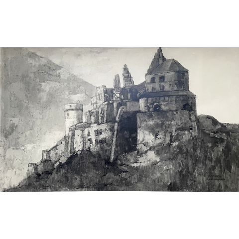 Chateau de Vianden, Luxembourg. 1936.